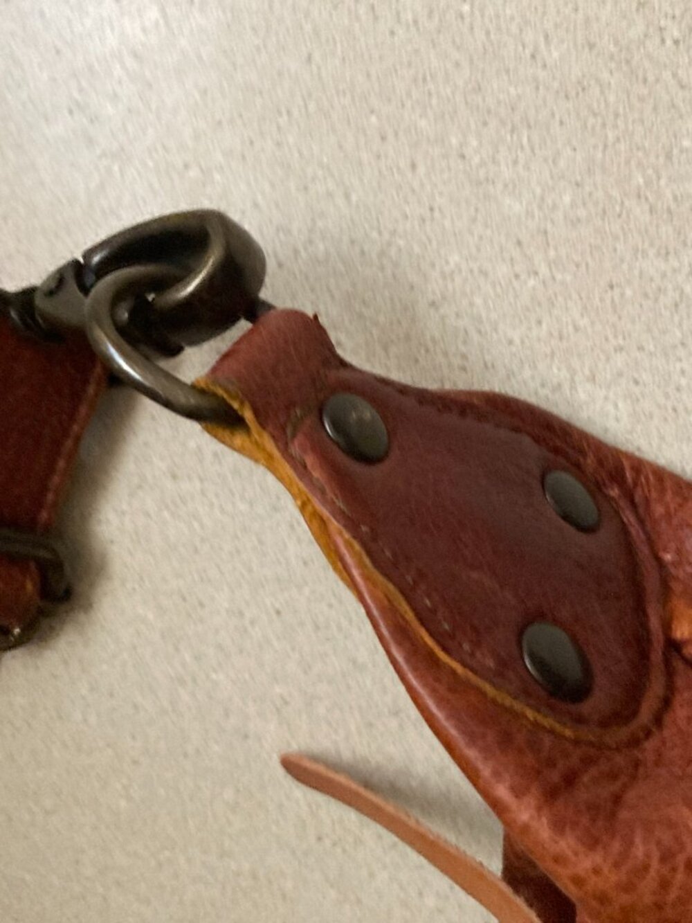 Love 41 Love41 Saddleback Leather London Sling SMALL Bull Dog Tan RARE!!! - Picture 12 of 12
